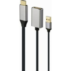 Adapteris Gembird HDMI Male - DisplayPort Female 4K Black