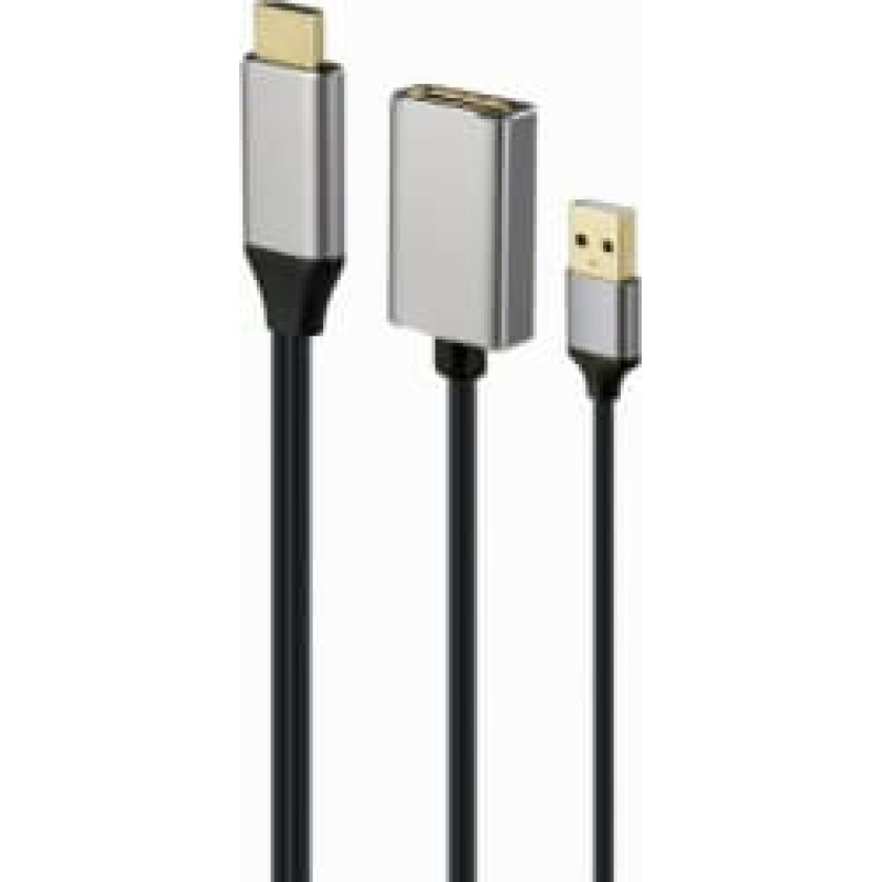 Adapteris Gembird HDMI Male - DisplayPort Female 4K Black