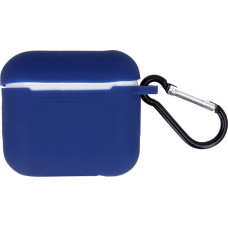 Case for Airpods Pro dark blue with hook