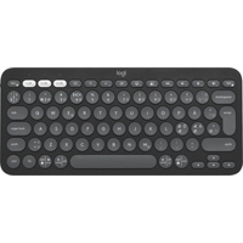 LOGITECH K380S Multi-Device Bluetooth Keyboard - TONAL GRAPHITE - NORDIC