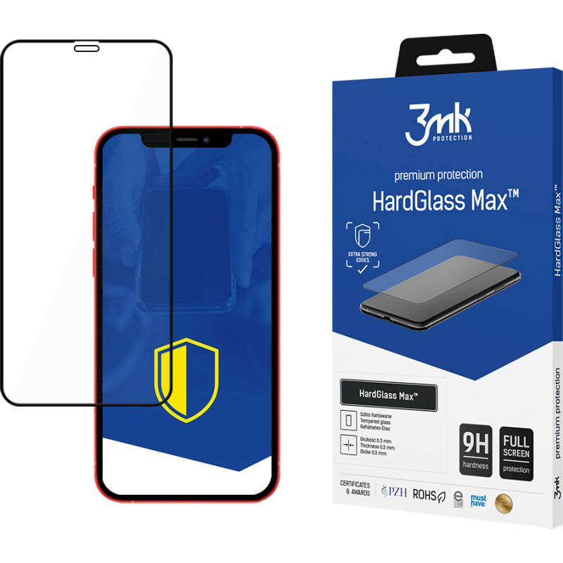 Apple iPhone 12|12 Pro Bl - 3mk HardGlass Max™ screen protector