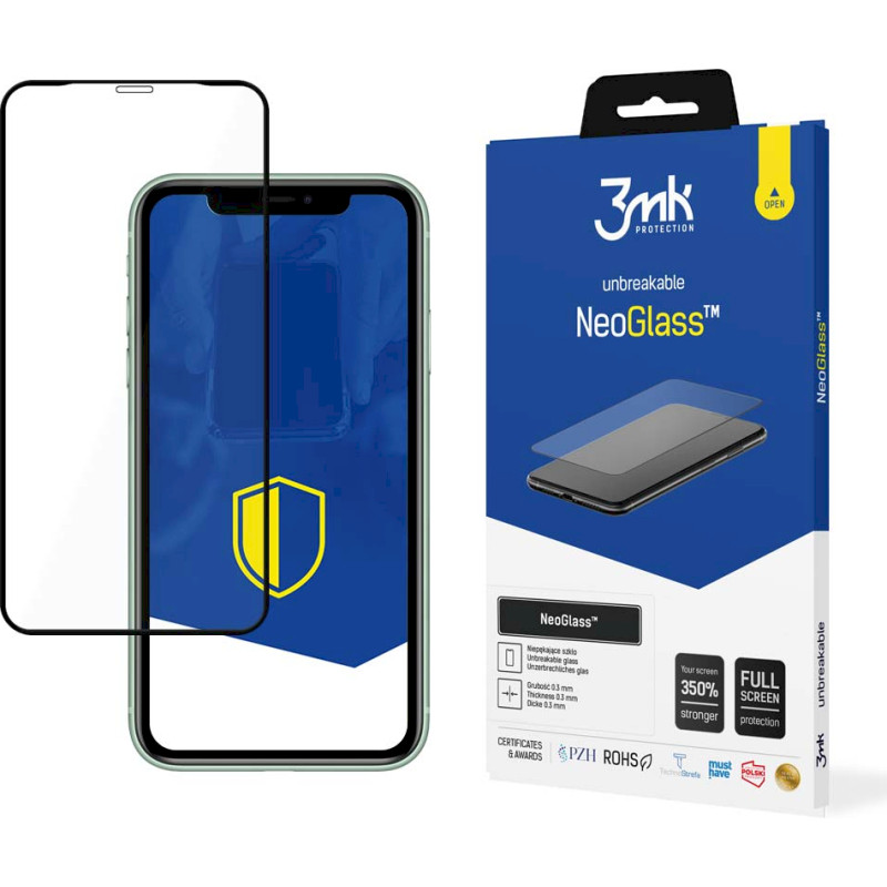 Apple iPhone 11 Black - 3mk NeoGlass™ screen protector