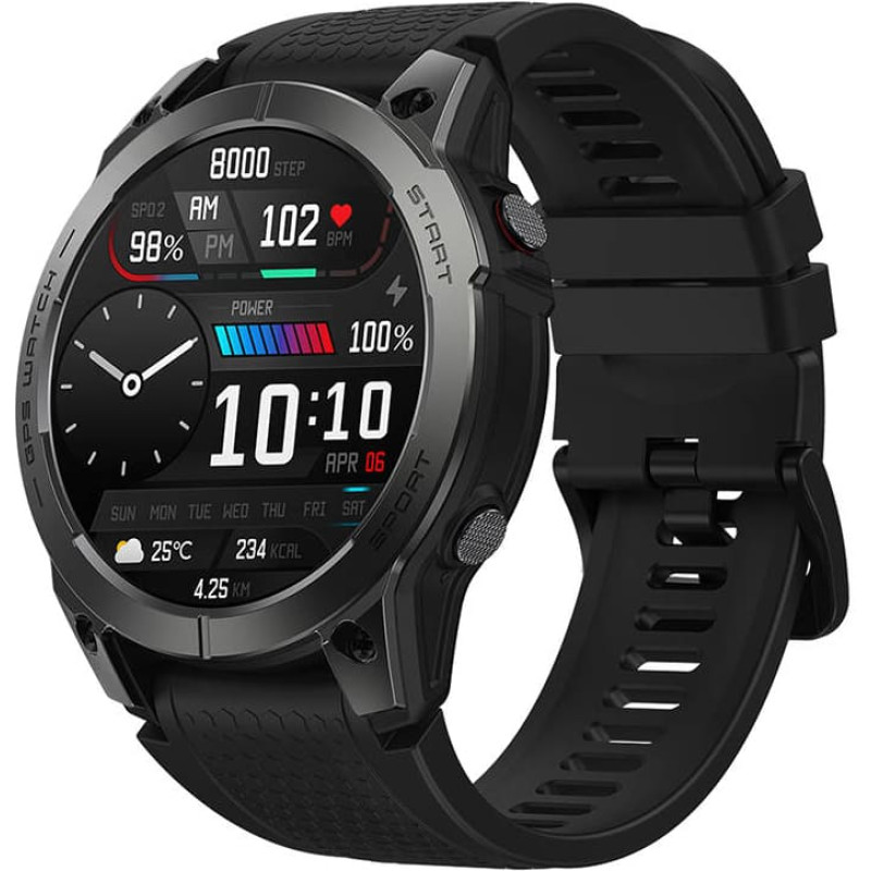 Zeblaze Smartwatch Zeblaze Stratos 3 (Black)
