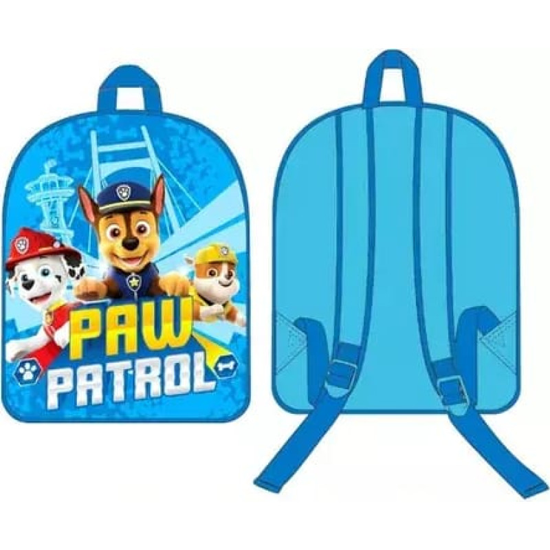 Paw Patrol 9 bērnudārza mugursoma, zila, viena nodalījuma P24
