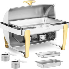 Royal Catering Galda ēdiena sildītājs pastai ar rolltop segumu GN 1/1 9 l