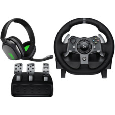 Spēļu stūre Logitech G920 Racing Wheel + Astro A10 komplekts