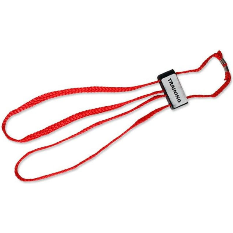 Euro Security Products (Esp) ESP - Vienreizlietojamie roku dzelži no tekstila - Apmācība - Sarkans - HT-01-T