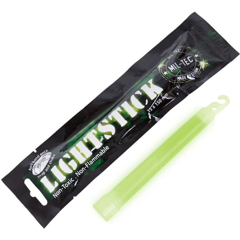 Mil-Tec - Gaismas spieķis - Standarta - 1,5 x 15 cm - Zaļ&scaron; - 14940001