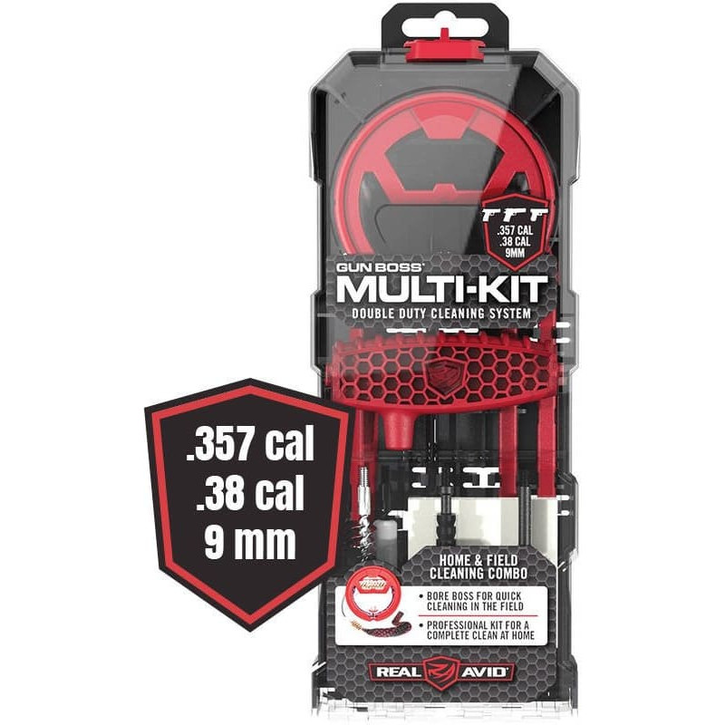 Real Avid - Gun Boss Multi-Kit - 0,357 / 0,38 / 9 mm - AVGBMK9MM