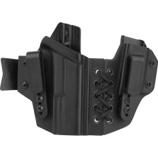 Doubletap GEAR — pielikums, elastīgs IWB Kydex maciņš Glock 17 un žurnālam — melns