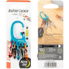 Nite Ize - BigFoot Locker KeyRack alumīnija - Asorti - KLKBFA-03-R6