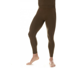 Brubeck - Leggingsy thermoaktywne Ranger Thermo - Nilit Heat - Khaki - LE12760 (S)