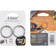 Nite Ize - O sērijas atslēgu piekariņš - 2 gab - Tērauds - Sudrabs - OS-11-2R6