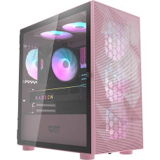 Darkflash DLM21 Mesh computer case (pink)