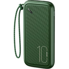 USAMS Powerbank PB56 10000mAh 2xUSB | USB-C | MicroUSB Fast Charge zielony| dark green 10KCD15003 (US-CD150)