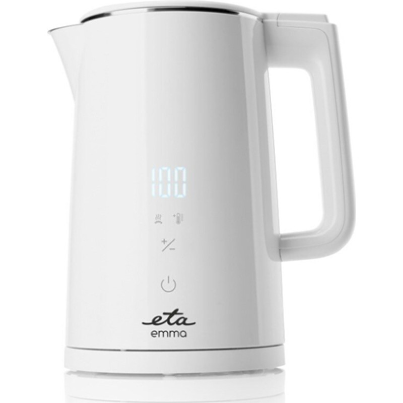 ETA Kettle ETA559590010 Emma Electric  2200 W  1.5 L  Stainless steel  360 degrees  rotational base  White