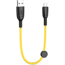 XO cable NB247 USB - microUSB 0,25 m 6A yellow