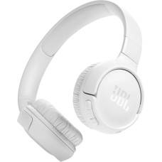 JBL Tune 520BT wireless on-ear Bluetooth 5.3 headphones - white