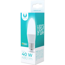 Forever Light LED bulb E27 C37 6W 3000K 480lm Forever Light