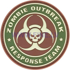 JTG Zombie Outbreak Rubber Patch