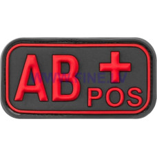 JTG Bloodtype Rubber Patch AB Pos