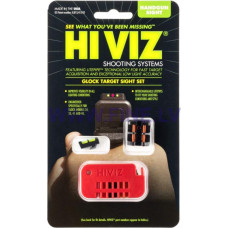 Hiviz Fiber Sight Set for Glock 17/19