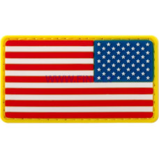 JTG US Flag Rubber Patch Reversed