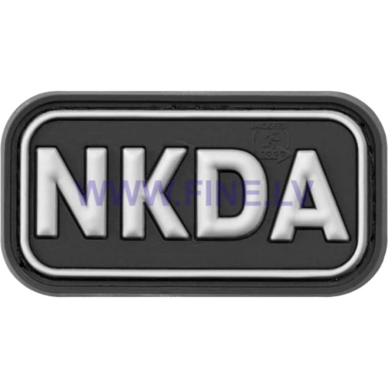 JTG NKDA Rubber Patch