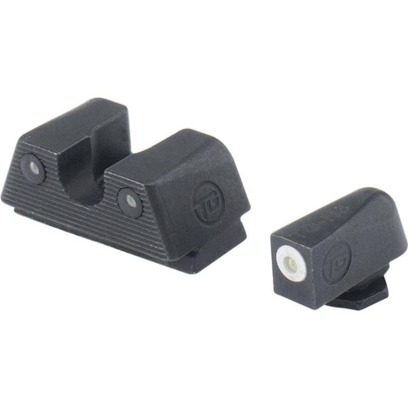 Truglo - Tritium pistoles tēmēkļi Tritium-X - Glock 17/19 - Zems - Balta kontūra - TG231G1XW