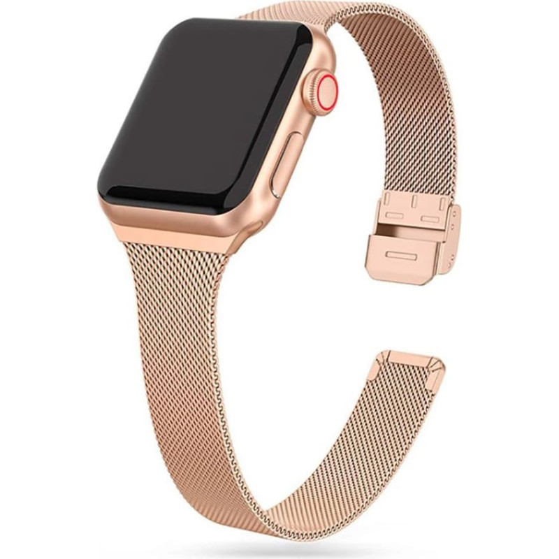 Tech-Protect Thin Milanese bracelet for Apple Watch 4 | 5 | 6 | 7 | 8 | 9 | SE (38|40|41 mm) - gold