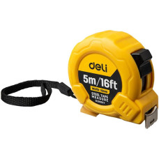 Steel Measuring Tape 5m|19mm Deli Tools EDL9005Y (yellow)