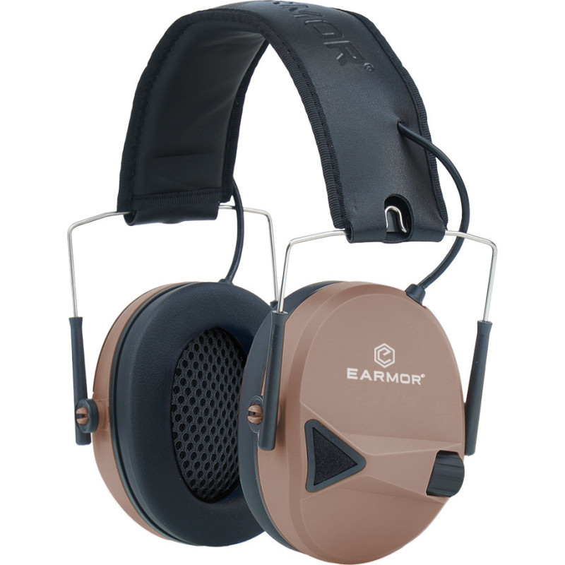 Earmor - Aktīvie dzirdes aizsargi M30 - Coyote Brown - M30-CB