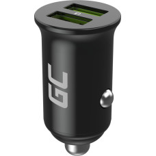 Green Cell Autoladegerät 36W GC PowerRide Nano36 mit 2x USB-A Ultra Charge Schnellladung