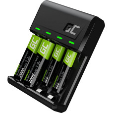 Set Green Cell GC VitalCharger and batteries 2xAA 2000mAh 2xAAA 800mAh