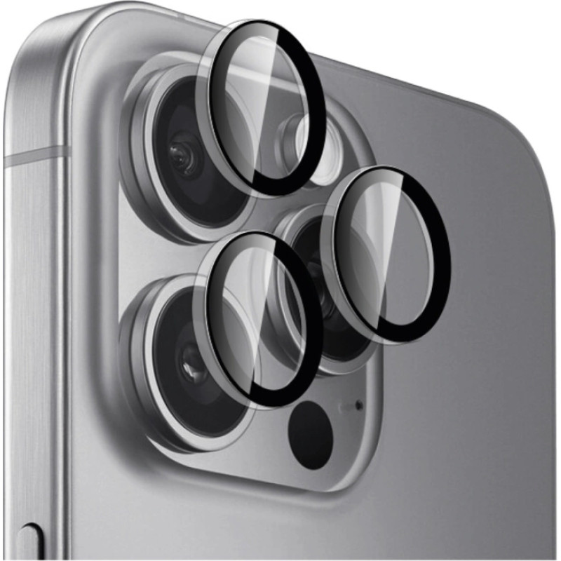 Puro Individual Camera Lens tempered glass for iPhone 16 Pro | iPhone 16 Pro Max camera lenses