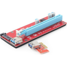 PCI-Express riser papildkarte, SATA barošana