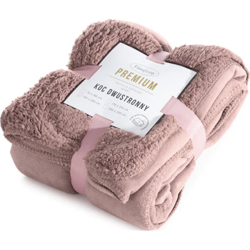 Segas gultas pārklājs 150x200 pēc tam rozā, abpusējs