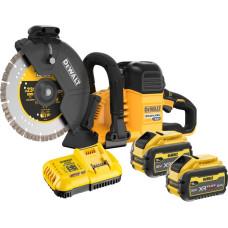 Dewalt-Maszyny Akumulatora ripzāģis 230 mm tērauda un betona mitrai griešanai, 54 V Li-lon 2x9,0 Ah FlexVolt DeWalt [DCS691X2-QW] WTC