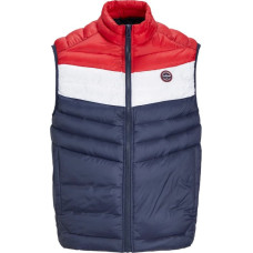 Jack & Jones Jack&Jones Jjespring Bodywarmer Collar Noos M 12258457NavyBlazerWHITE/TRUEREDBLOC