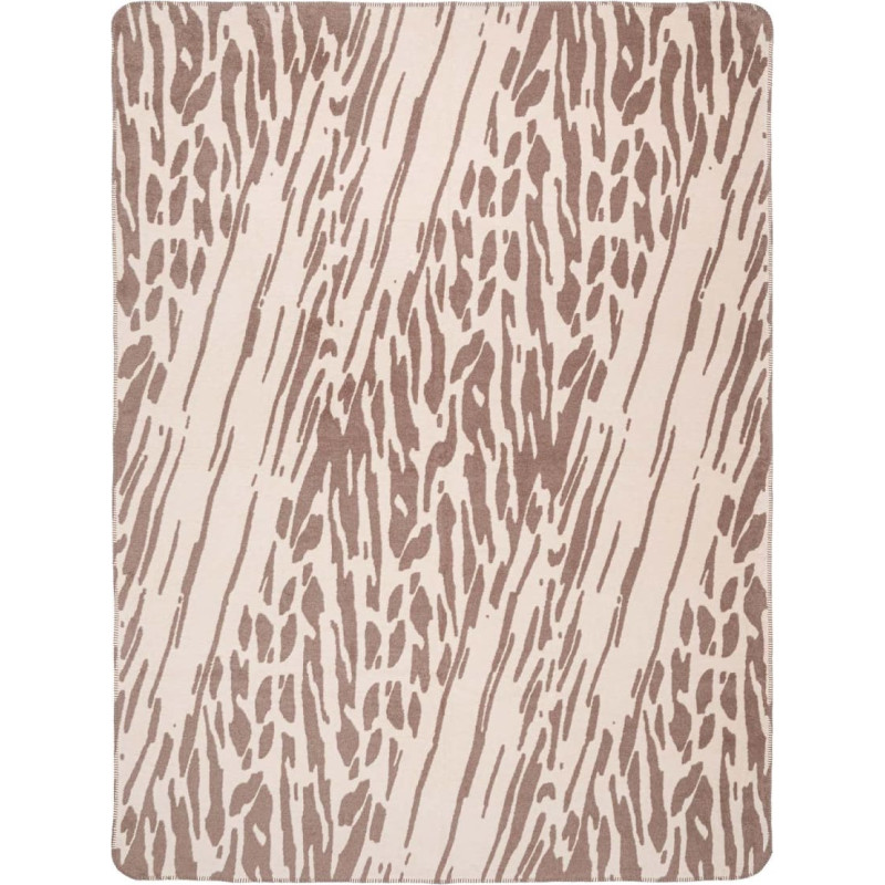 Unia - Cotton Cloud Akrila kokvilnas sega 150x200 2141/1 Giraffe bēšs gultas pārklājs pleds ar tamborējumu