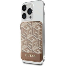 Guess Wallet Card Slot GUWMSHGCFSEW MagSafe GCube stripe brązowy|brown