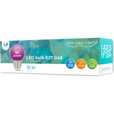 Forever Light LED Bulb E27 G45 2W 230v purple 5pcs Forever Light