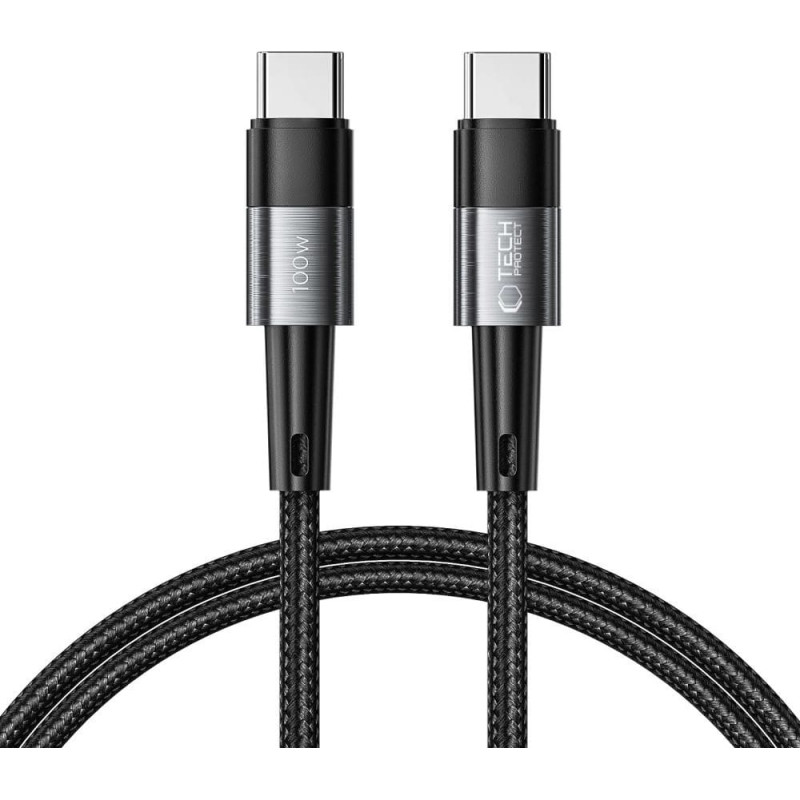 Tech-Protect UltraBoost USB-C | USB-C PD cable 100W 5A 1m - gray