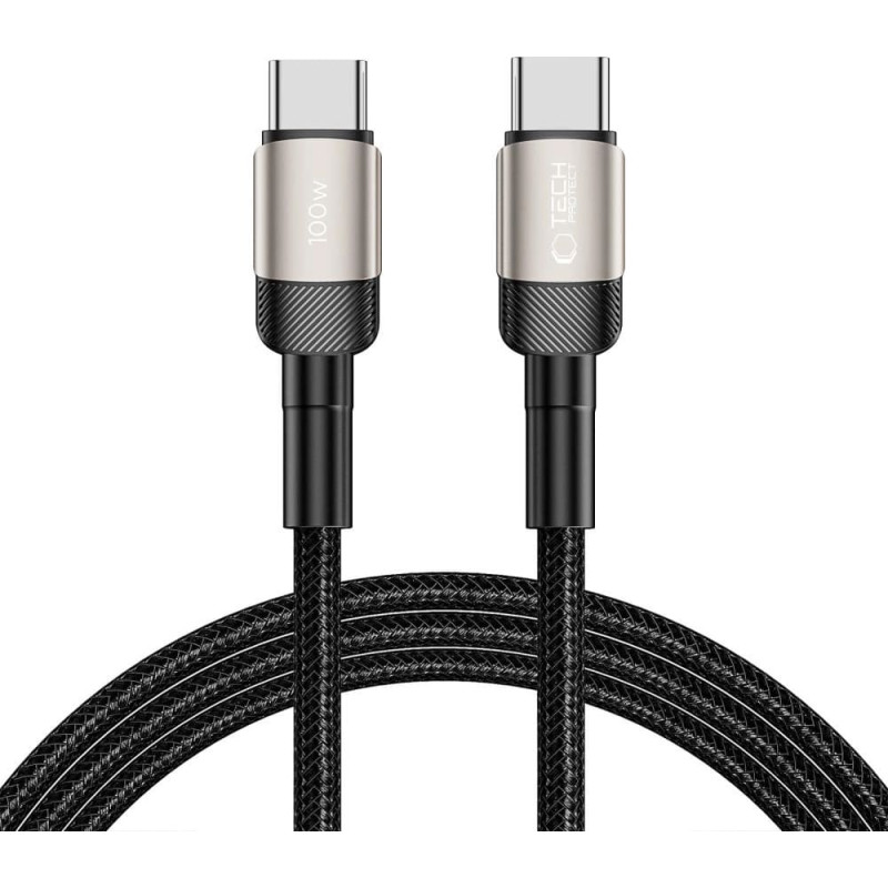 Tech-Protect UltraBoost Evo USB-C | USB-C PD cable 100W 5A 2m - titanium