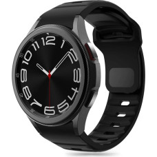 Tech-Protect Silicone Line Strap for Samsung Galaxy Watch 4 | 5 | 5 Pro | 6 | 7 | FE - Black