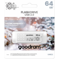 Zibatmiņa GoodRam USB UME2 64GB WINTER White