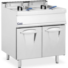 Royal Catering Dubultā gāzes cepeškrāsns ar propāna / LPG / dabasgāzes skapi 2 x 36 l 30 kW