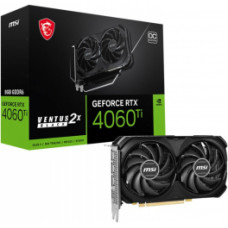 MSI GeForce RTX 4060 Ti VENTUS 2X BLACK 8G OC - graphics card - GeForce RTX 4060 Ti - 8 GB - black