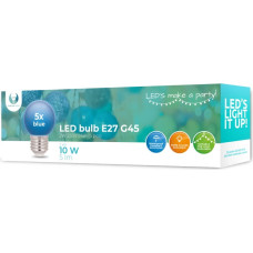 Forever Light LED Bulb E27 G45 2W 230v blue 5pcs Forever Light