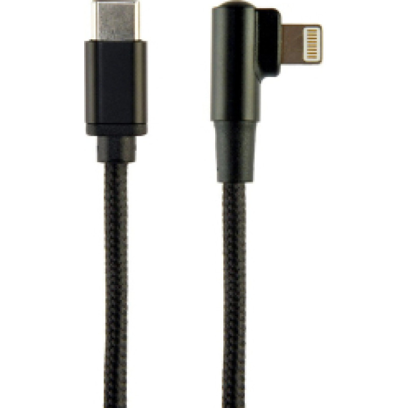 Kabelis Gembird USB Type-C Male - 8-pin Male 0.2 m Black